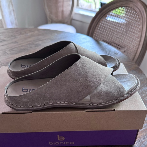 Bionica Suede Sandals - Picture 4 of 5